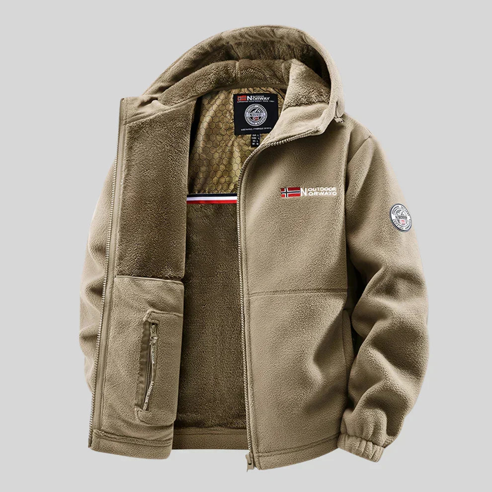 Unisex hooded casual jacket, perfect everyday outerwear for comfort & style in all seasons.