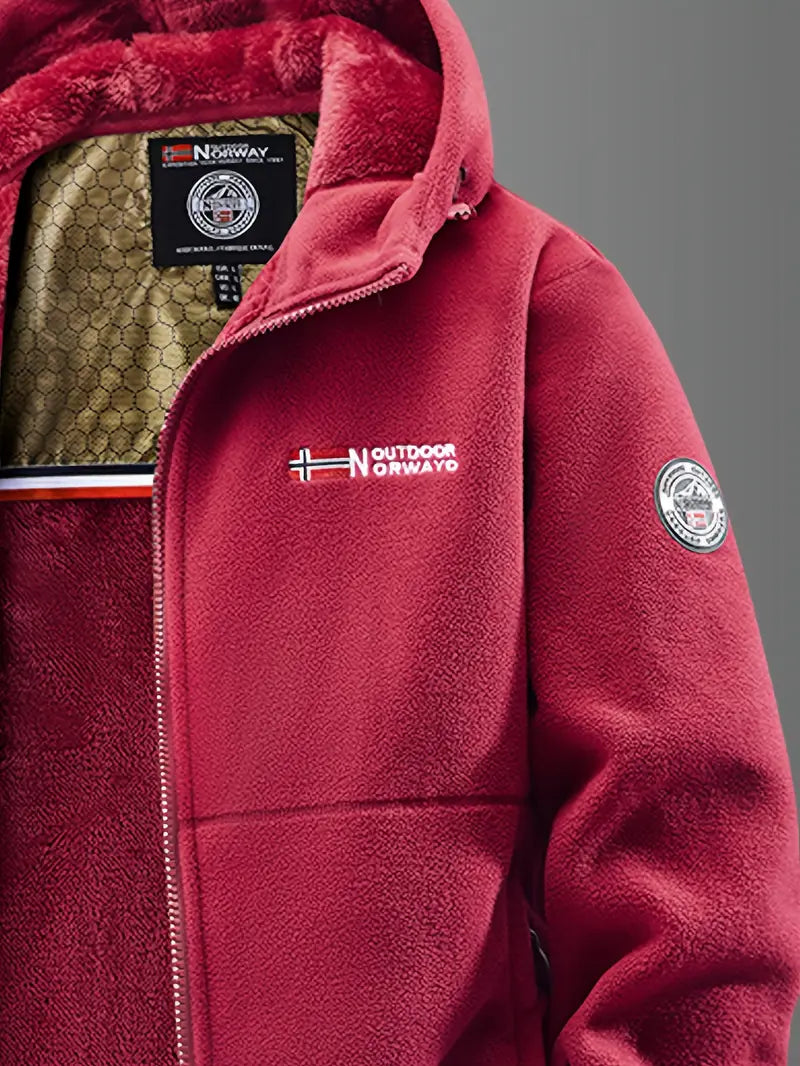 Everyday casual zip-up jacket. Comfortable, stylish unisex outerwear for warmth & daily adventures.