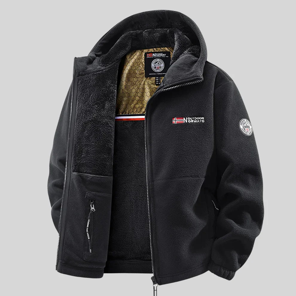 Trendy casual zip-up jacket, unisex and comfortable. Warm outerwear for everyday adventures & seasonal use.