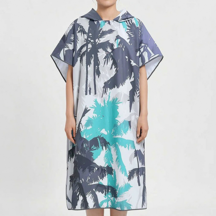 Essential hooded changing poncho for surfers & swimmers. Quick-dry, offers privacy for on-the-go changing anywhere.