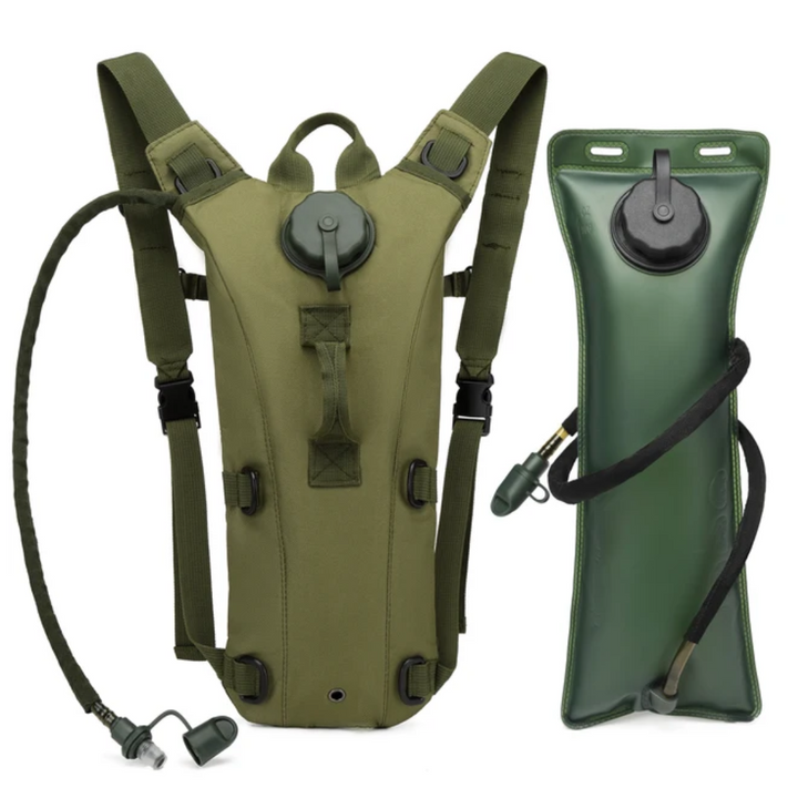 Unisex HydraPack 3L hydration backpack for outdoor activities, hiking, and cycling.