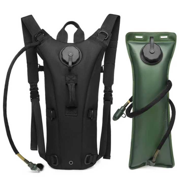 Lightweight, waterproof HydraPack hydration backpack, ideal for hiking, camping, and adventure travel.