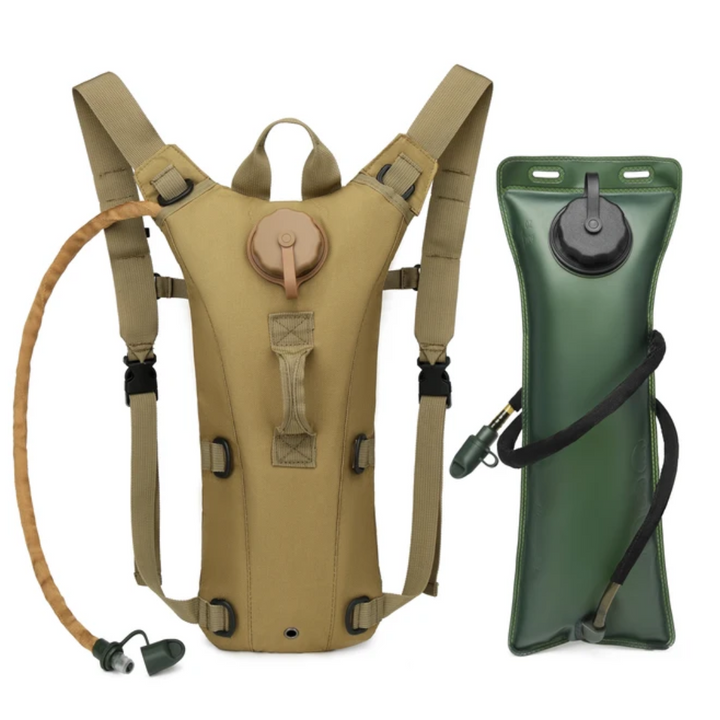 HydraPack 3L water hydration backpack for hiking, cycling, and camping. Unisex outdoor adventure pack.
