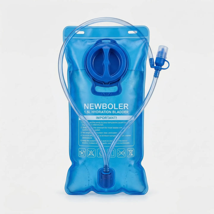 Lightweight hydration system for runners & hikers, compatible with vests & packs.