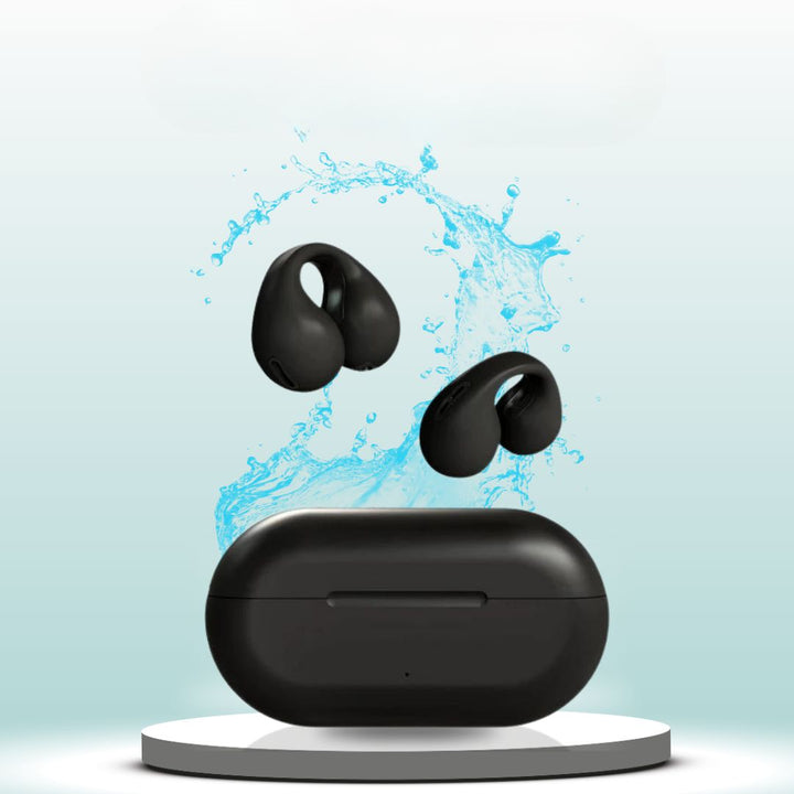 Unisex HydroTunes waterproof earplugs for swimming, showering, and various sports. Comfortable ear protection.