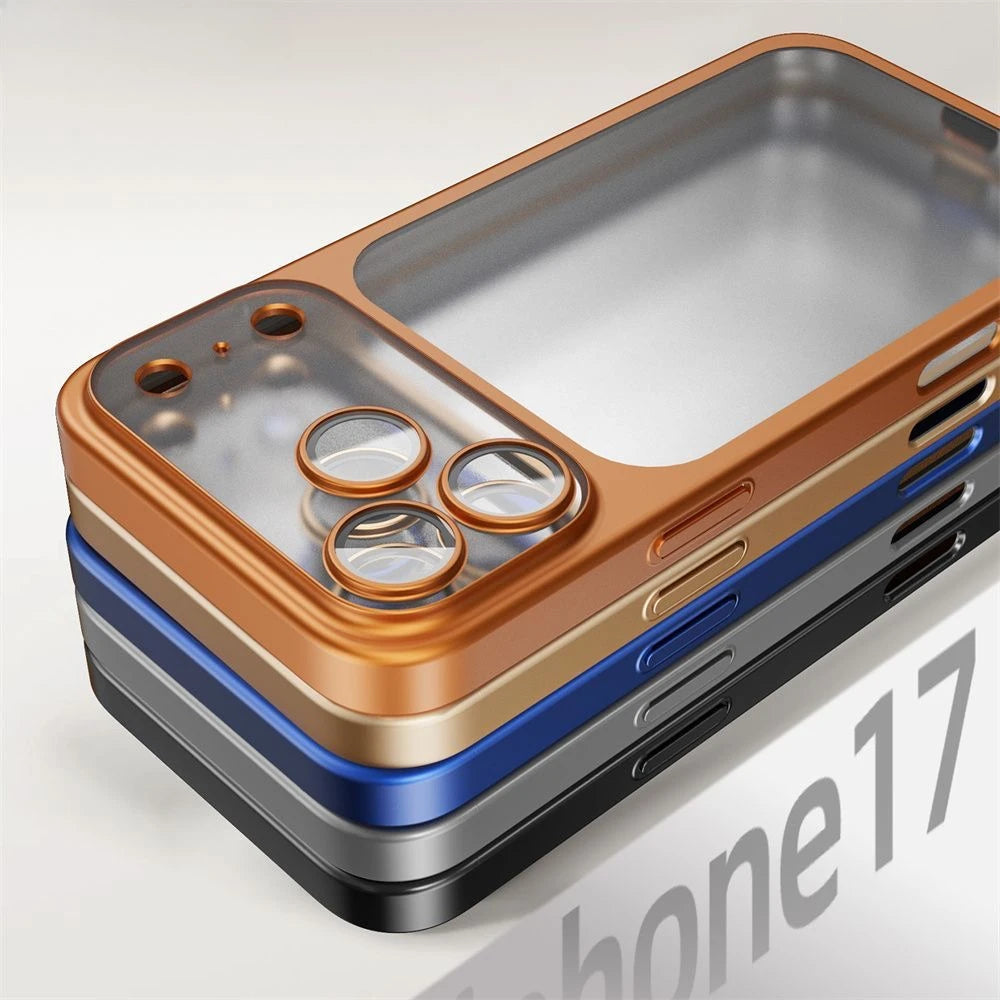 Premium protective phone accessory: a durable, slim case with shockproof capabilities and lens guard.