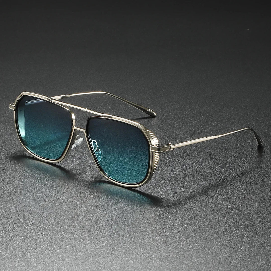 Designer Imperia sunglasses: chic unisex metal frame, gradient lenses, UV400 protection. Sophisticated eyewear.