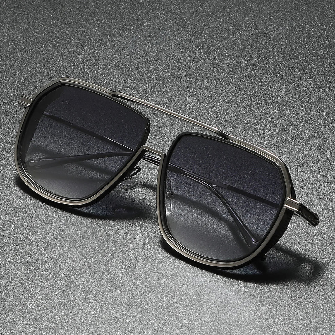 Fashionable Imperia unisex sunglasses. Gradient UV400 lenses and sleek metal frame for a designer look.