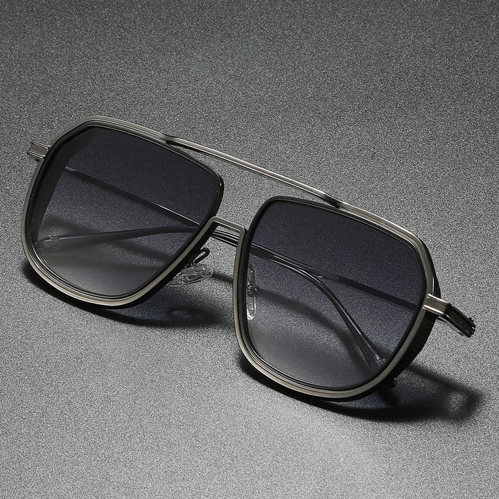 Fashionable Imperia unisex sunglasses. Gradient UV400 lenses and sleek metal frame for a designer look.