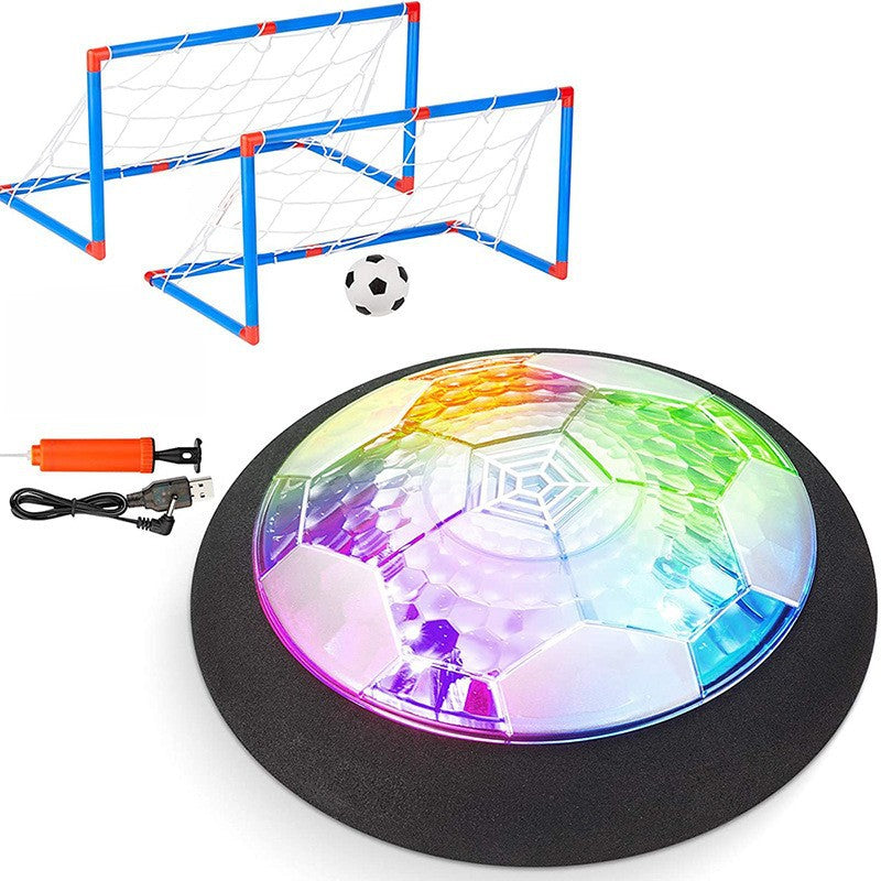 Exciting unisex indoor hover football for seamless active play on all floor types. Features LED lights for extra fun.