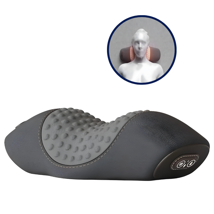 RelaxNeck Pro innovative neck and shoulder massager targets muscle tension. Provides therapeutic stress relief.