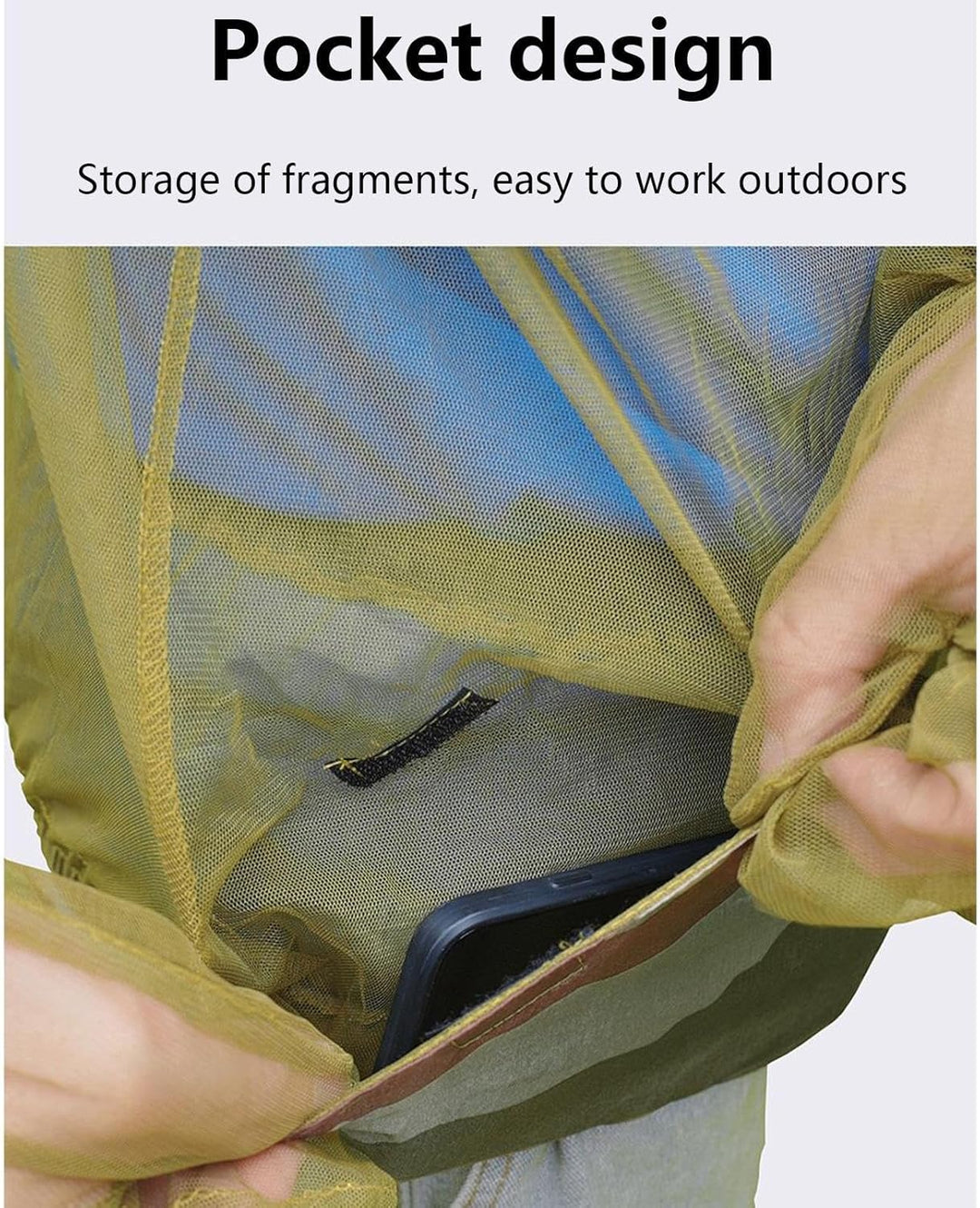 High-quality unisex insect protection gear: jacket, pants, gloves for pest-free outdoor fun