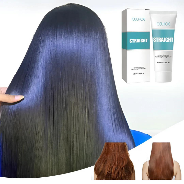 Unisex Instant Keratin Hair Straightening Cream for sleek, smooth, and frizz-free hair. Easy salon at home.