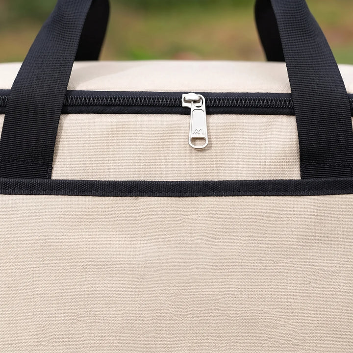 Spacious outdoor cooler bag for family picnics & camping trips. Keeps beverages and snacks cool and fresh for hours.