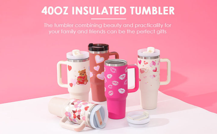 Portable thermal mug with handle & straw for cold water. Ideal for travel & daily hydration.