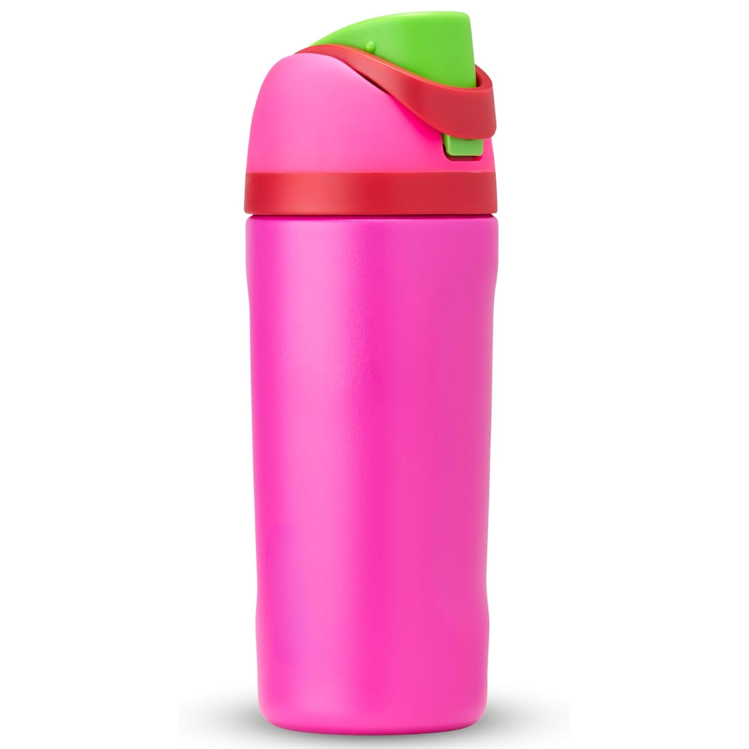 Hydration on the go! Leak-proof stainless steel water bottle with straw. Insulated for daily use.