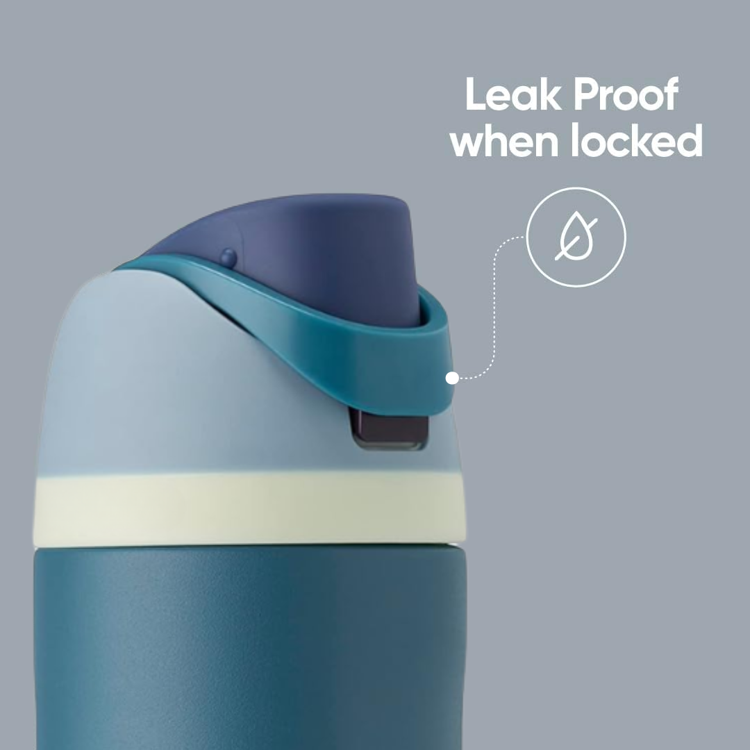 Kitchenware: Portable insulated stainless steel straw bottle. Leak-proof for daily hydration needs.