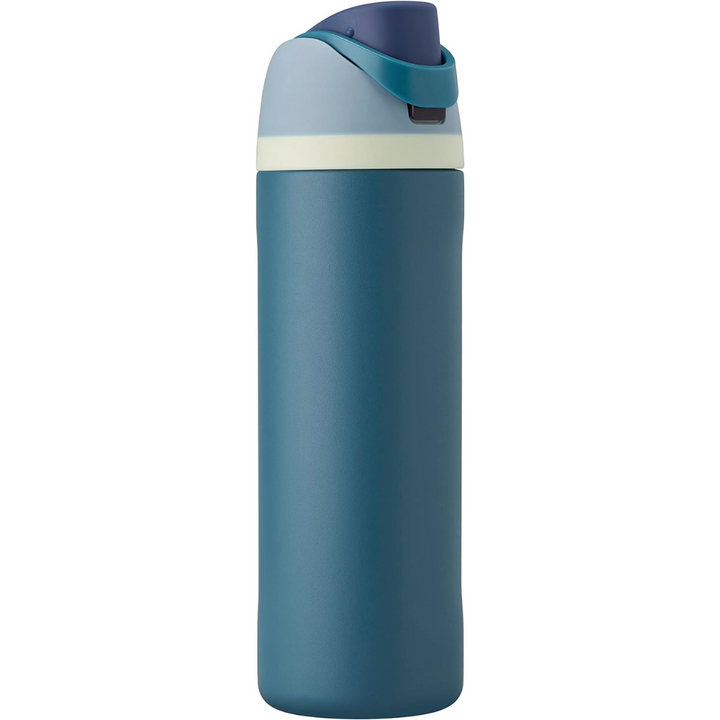Unisex reusable water bottle with straw. Insulated stainless steel for gym, travel, and cold drinks.