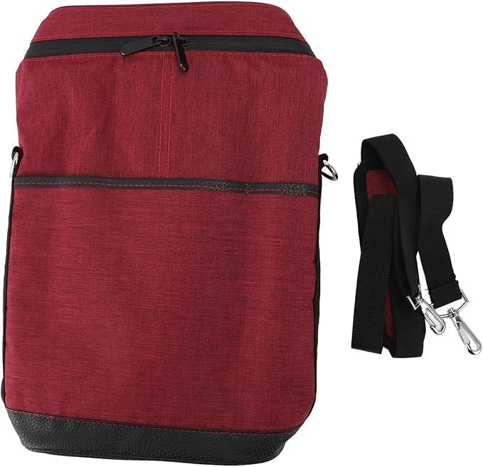 Versatile insulated drink carrier & wine cooler bag for two bottles, easy to carry.