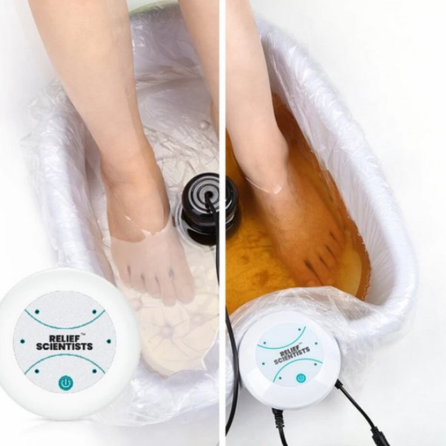 Unisex Ionic Foot Detox Whirlpool Bath for home wellness, promoting relaxation and cleansing.