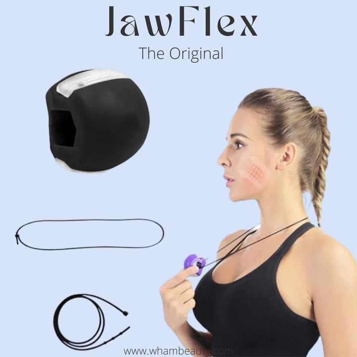 Facial sculpting tool for a stronger jawline contour. Enhance facial fitness and boost confidence with this trainer.