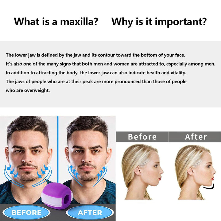 Jawline exerciser & facial sculpting tool for a defined jaw. Boost confidence with this unisex beauty fitness device.