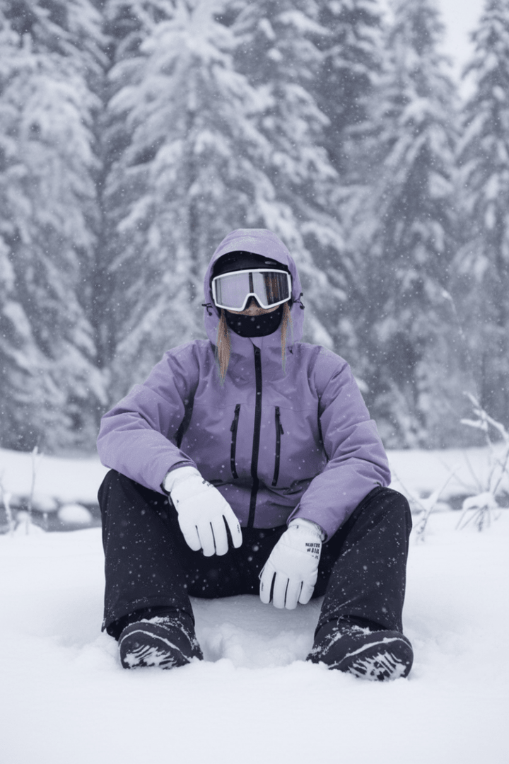 Multi-pocket unisex ski jacket for organized alpine gear. Ideal for snowboarding & winter outdoor wear.