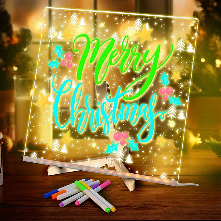 LuminaPlay LED drawing board, children's art toy, glowing lines, educational
