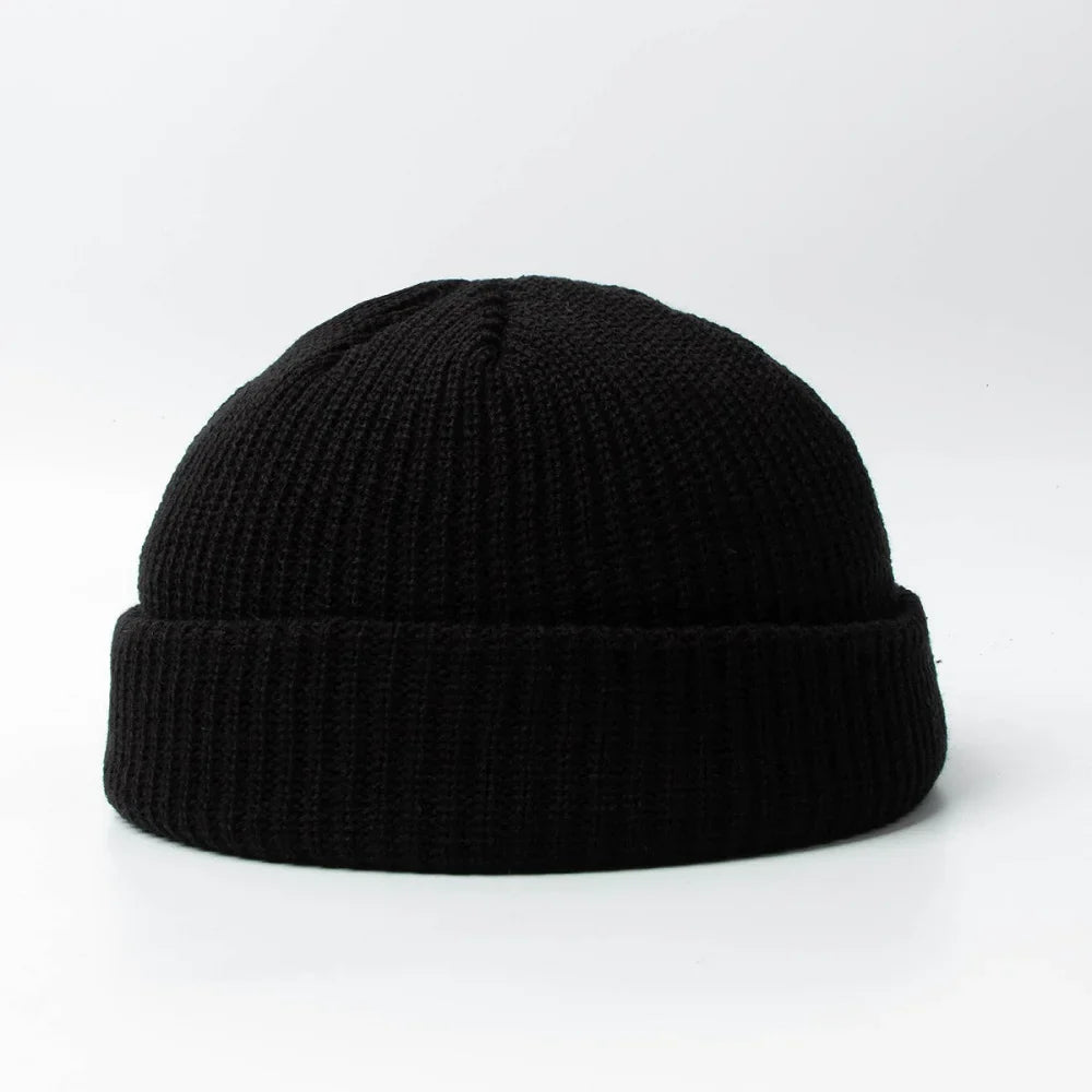 Soft cotton blend skullcap beanie, offering ultimate comfort and breathability.