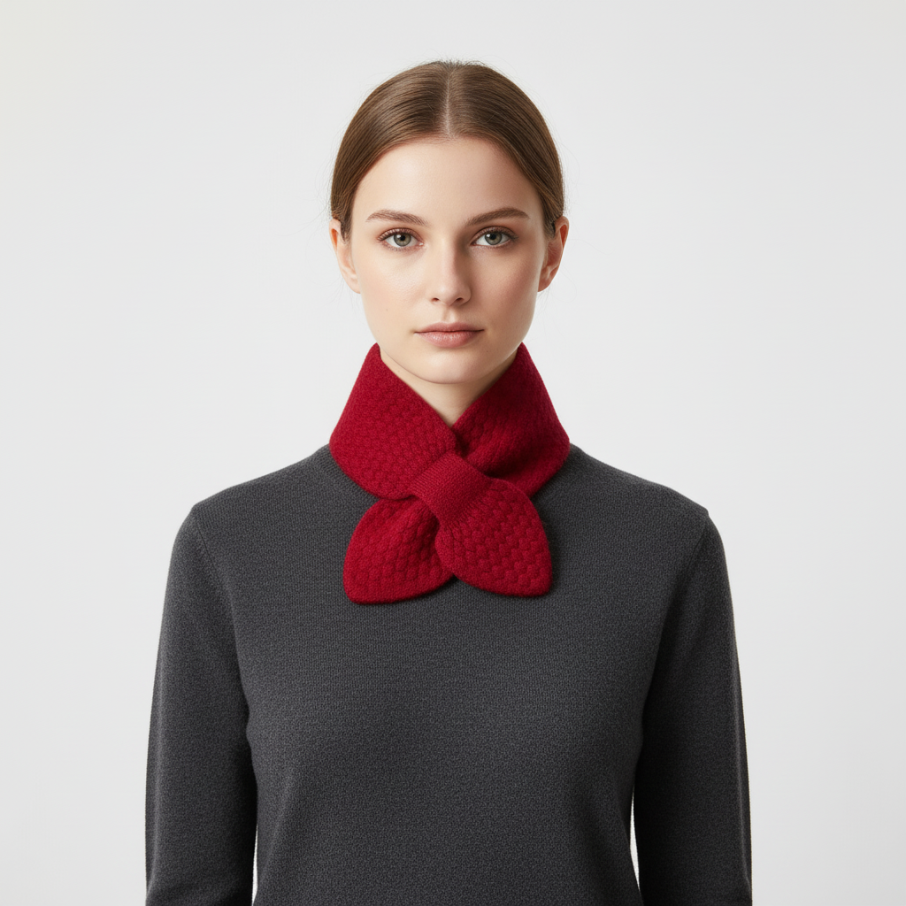 Collection of unisex knitted neck warmers in various colors, essential winter accessories.