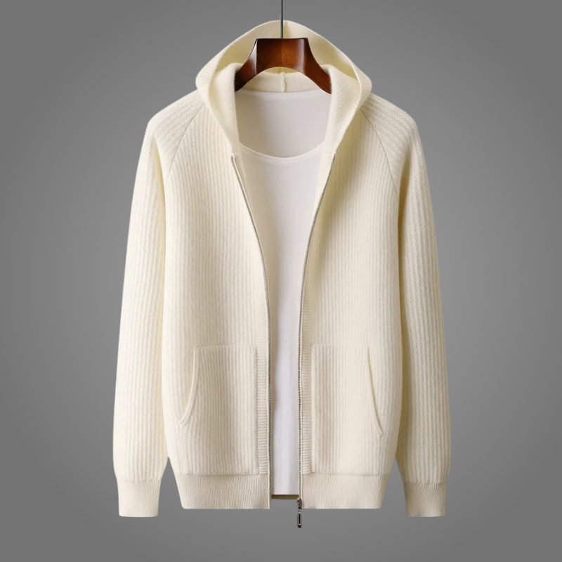 Unisex Lanca Full-Zip Hoodie in soft fabric, perfect for casual everyday wear & comfortable layering.
