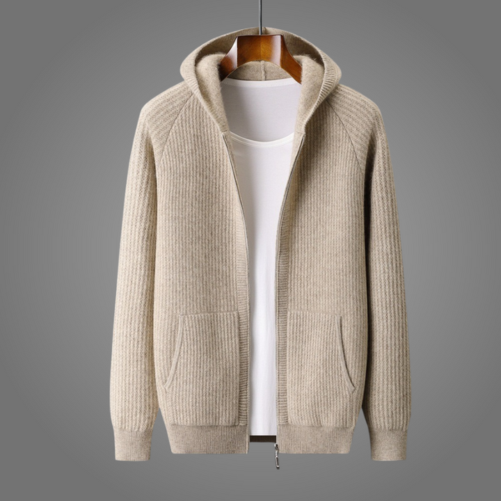 Comfortable unisex full-zip hoodie, ideal for relaxed everyday style. Soft hooded sweatshirt for versatile layering.