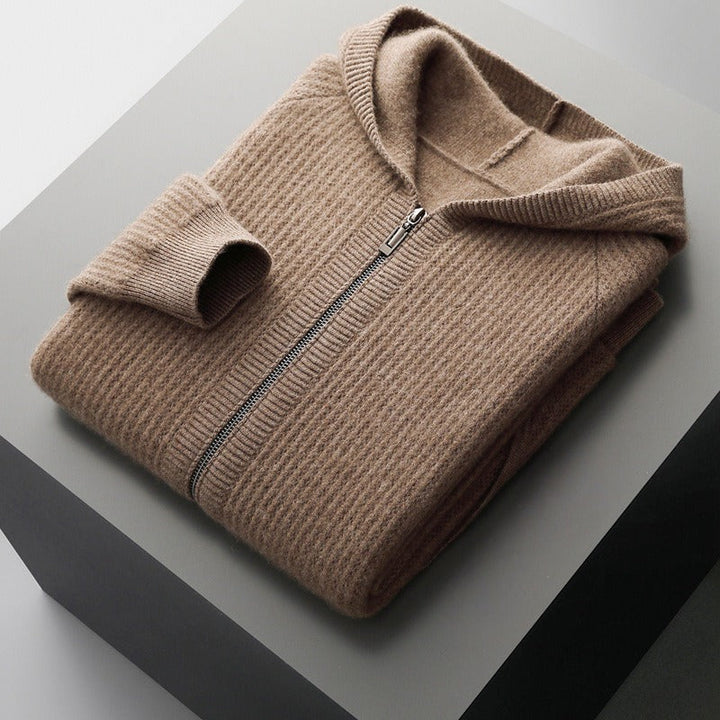 Full-zip Lanca hoodie, designed for ultimate comfort & everyday wear. Essential casual outerwear for all genders.