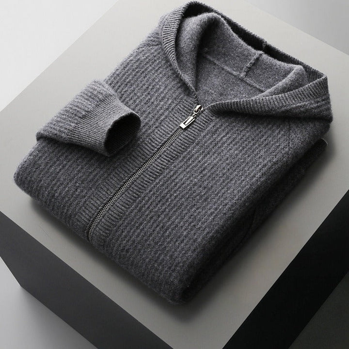 Stylish unisex full-zip hoodie, a cozy & versatile hooded sweatshirt for comfortable layering & everyday style.