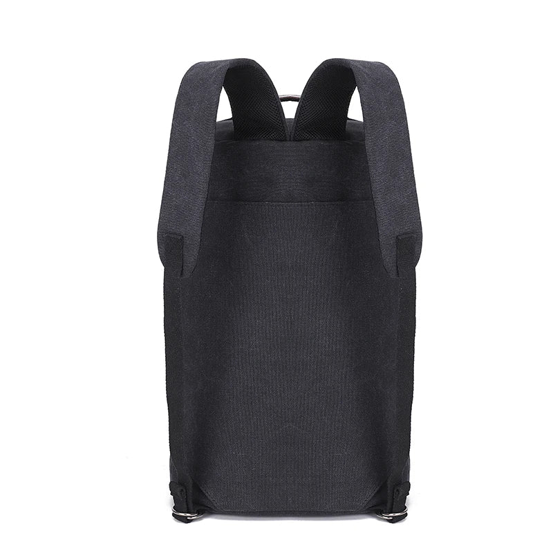 TrailHaven canvas backpack, vintage style, unisex, perfect for long trips and outdoor use
