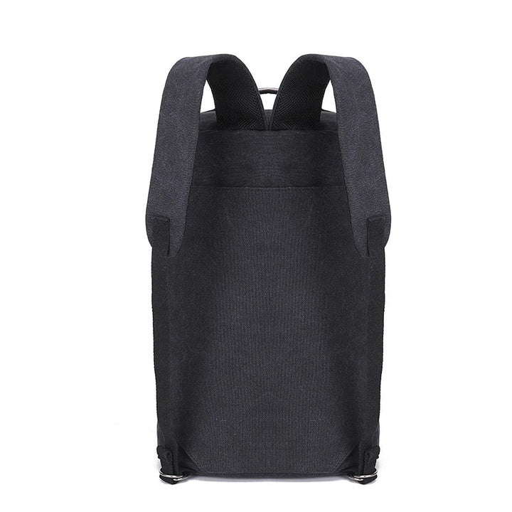 TrailHaven canvas backpack, vintage style, unisex, perfect for long trips and outdoor use