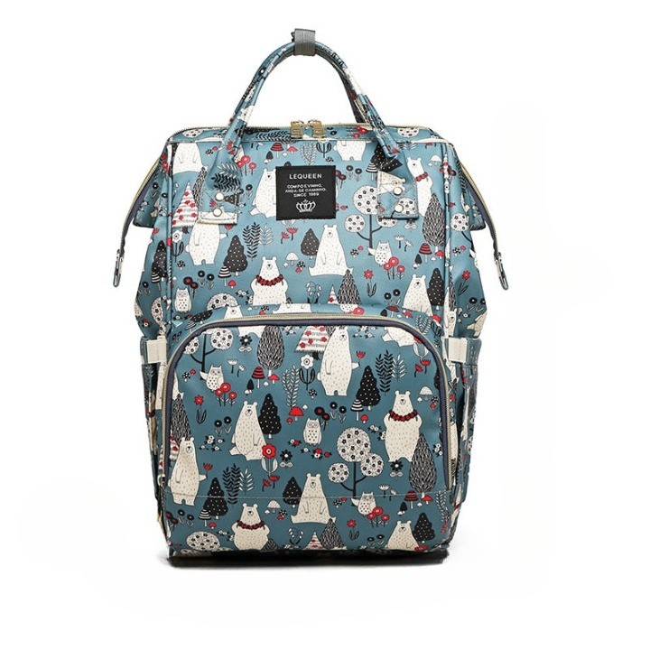 Essential parenting gear: multi-pocket large capacity diaper backpack. Waterproof, insulated, and ideal baby organizer.