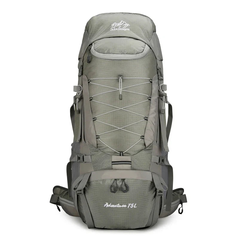 Large capacity hiking backpack, unisex design for multi-day treks, camping, and all your adventure gear.
