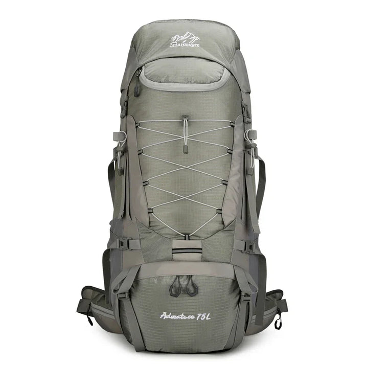 Large capacity hiking backpack, unisex design for multi-day treks, camping, and all your adventure gear.