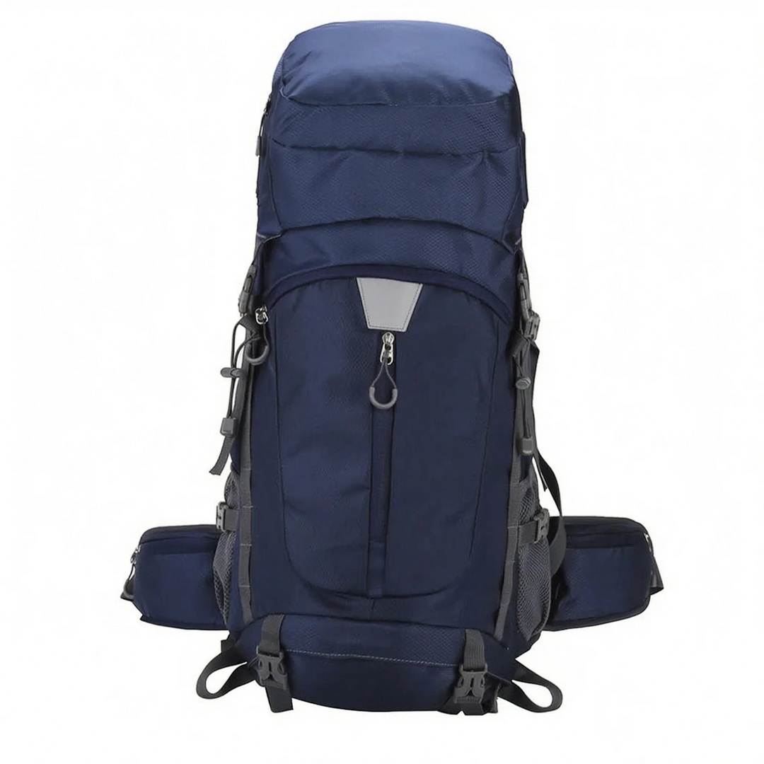 Modern softback hiking pack for outdoor enthusiasts, featuring secure zippers & hydration compatibility.