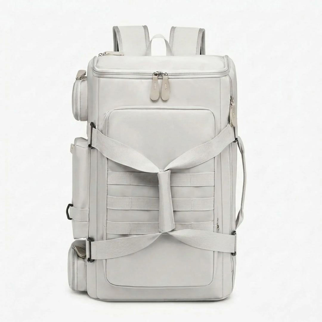 Versatile unisex travel backpack and gym bag, offering large capacity and smart organization for any adventure.