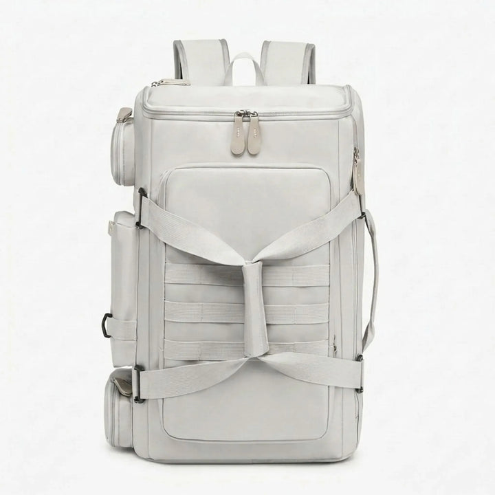 Versatile unisex travel backpack and gym bag, offering large capacity and smart organization for any adventure.
