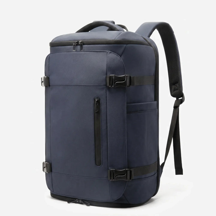 Durable carry-on travel backpack for men & women, ideal for flights, weekend getaways, and adventure.