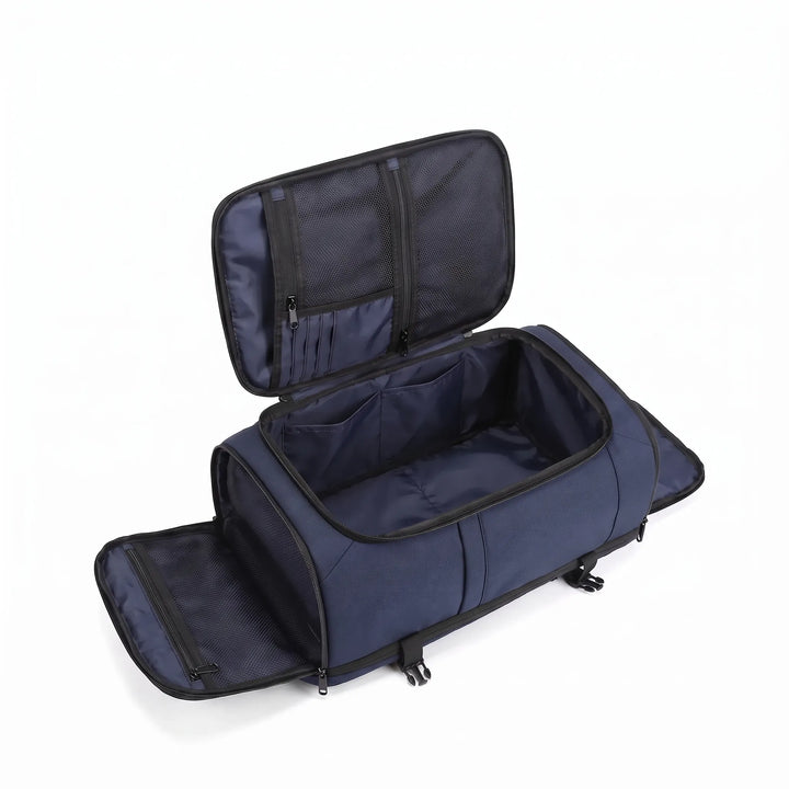 Multifunctional unisex backpack for gym, outdoor activities, daily commute, and short travels.