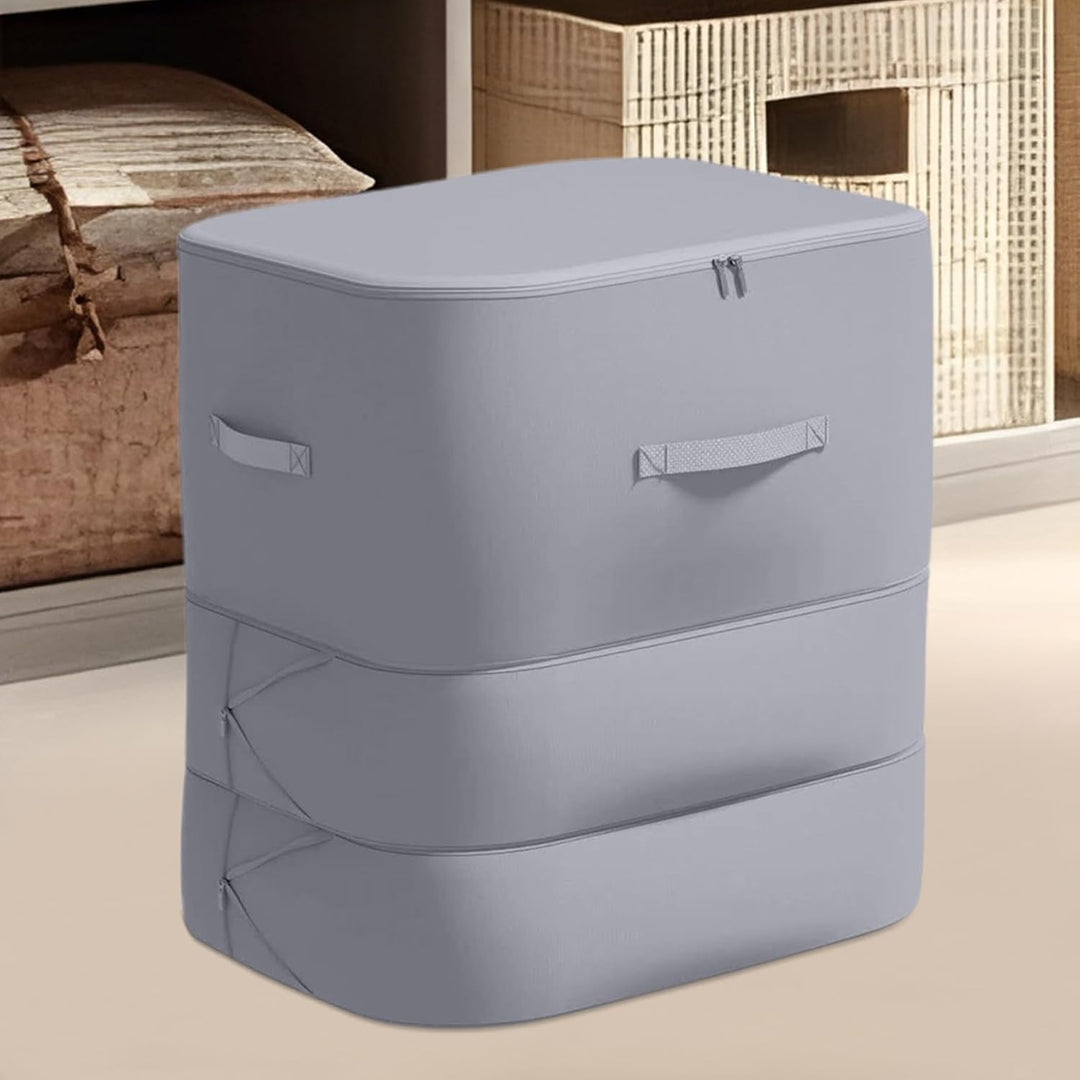 Unisex Large Self-Compressing Comforter Storage Bag