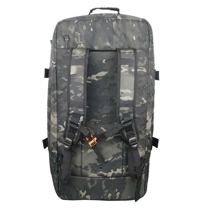 Unisex large tactical travel backpack duffle, essential gear for camping & hiking adventures.