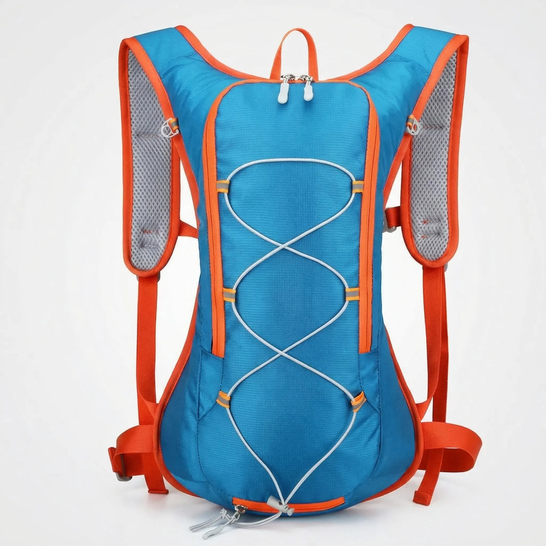 Durable & lightweight 12L hydration pack, ideal for active outdoor trail sports & comfortable wear.