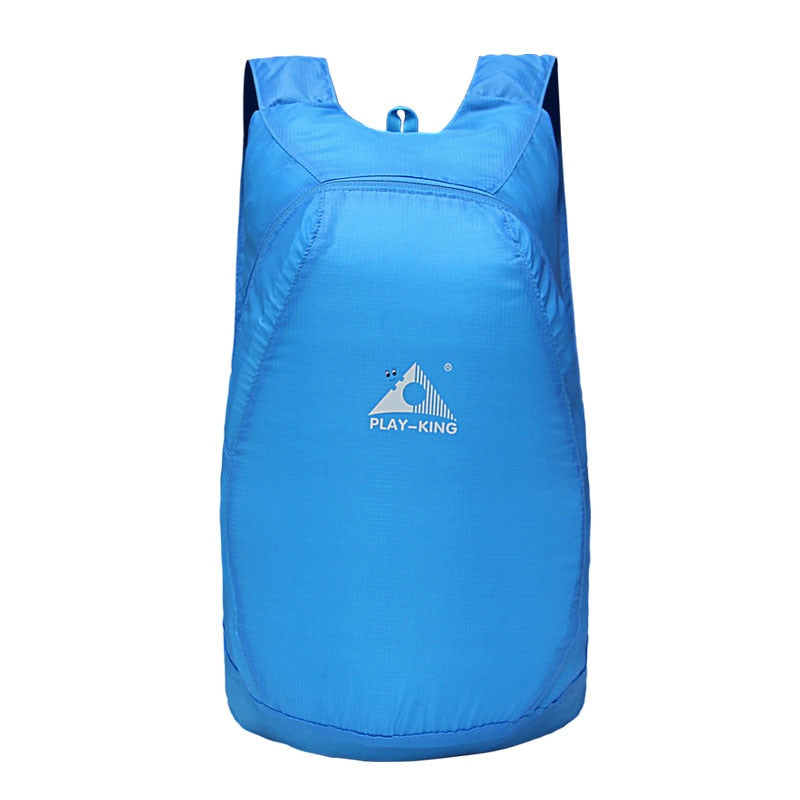 Versatile unisex 20L travel backpack, foldable & water-resistant for any trip.