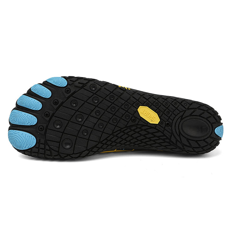 Unisex lightweight sports shoes with wide toe box, perfect for natural running & training.