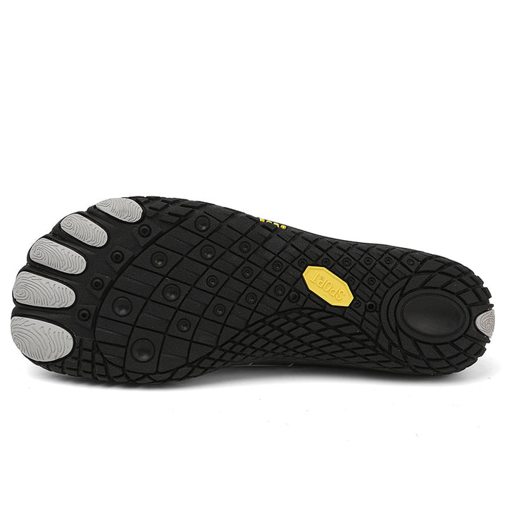 Unisex lightweight athletic shoes for natural movement, ideal for running & training.